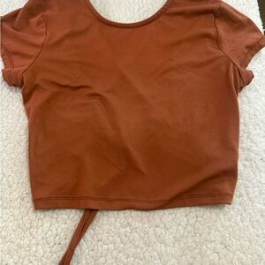Rust Brown Women's Crop Top